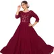 Maroon&Gold__Aalo Fashions